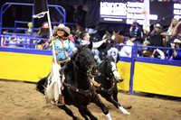 NFR RD ONE (1521) Bareback, Jess Pope, Victory Lap