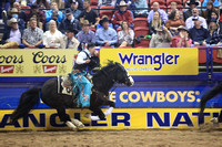 NFR RD ONE (1504) Bareback, Jess Pope, Victory Lap