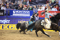 NFR RD ONE (1510) Bareback, Jess Pope, Victory Lap