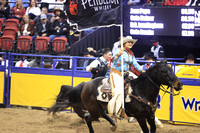NFR RD ONE (1516) Bareback, Jess Pope, Victory Lap