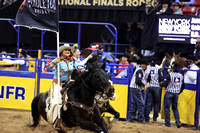 NFR RD ONE (1520) Bareback, Jess Pope, Victory Lap