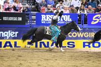 NFR RD ONE (1506) Bareback, Jess Pope, Victory Lap