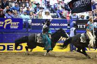 NFR RD ONE (1508) Bareback, Jess Pope, Victory Lap