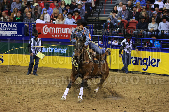 NFR RD ONE (4009) Tie Down Roping, Caleb Smidt