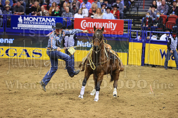 NFR RD ONE (4016) Tie Down Roping, Caleb Smidt