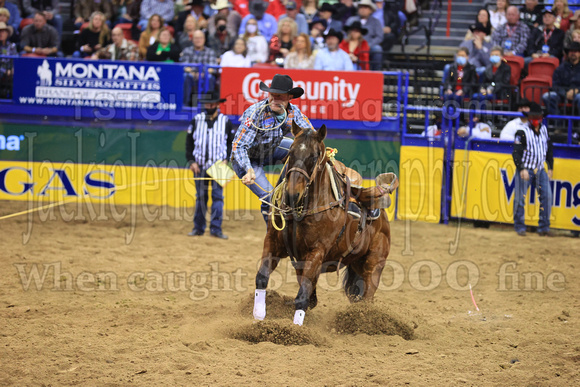 NFR RD ONE (4013) Tie Down Roping, Caleb Smidt