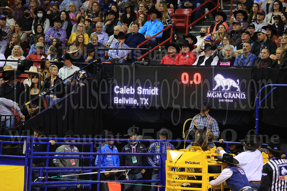 NFR RD ONE (4000) Tie Down Roping, Caleb Smidt