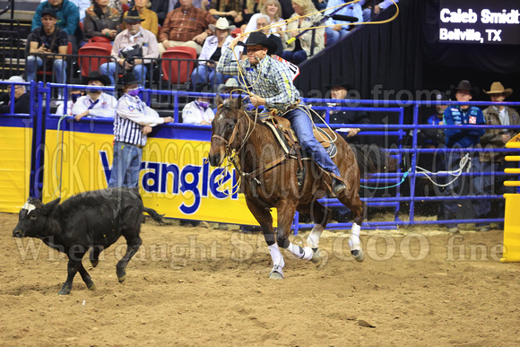 NFR RD Four (2532) Tie Down Roping, Caleb Smidt