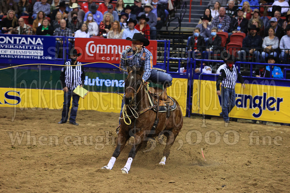 NFR RD ONE (4010) Tie Down Roping, Caleb Smidt