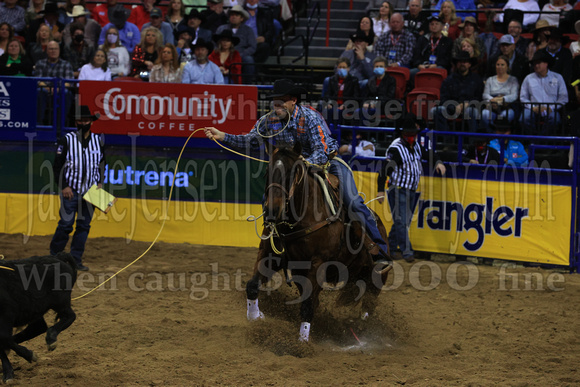 NFR RD ONE (4008) Tie Down Roping, Caleb Smidt