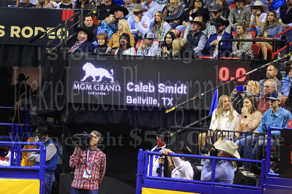 NFR RD Four (2536) Tie Down Roping, Caleb Smidt