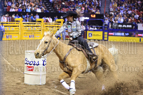 NFR RD Three (3138) Barrel Racing , Jessica Routier