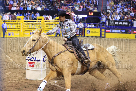 NFR RD Three (3137) Barrel Racing , Jessica Routier