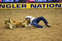 NFR RD Two (1172) Steer Wrestling , Riley Duvall