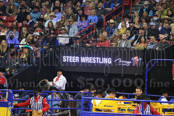 NFR RD Two (1150) Steer Wrestling