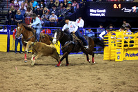 NFR RD Two (1183) Steer Wrestling , Riley Duvall