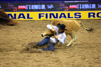 NFR RD Two (1180) Steer Wrestling , Riley Duvall