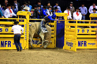 NFR RD Three (4547) Bull Riding , Stetson Wright, Silver Bullet, Big Rafter