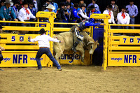 NFR RD Three (4549) Bull Riding , Stetson Wright, Silver Bullet, Big Rafter