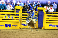 NFR RD Three (4540) Bull Riding , Stetson Wright, Silver Bullet, Big Rafter
