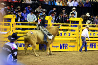 NFR RD ONE (6678) Bull Riding , Sage Kimzey, Grand Slam, Brookman