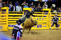 NFR RD ONE (6685) Bull Riding , Sage Kimzey, Grand Slam, Brookman