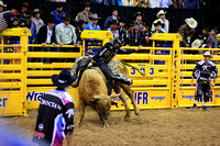 NFR RD ONE (6683) Bull Riding , Sage Kimzey, Grand Slam, Brookman