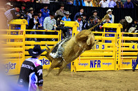 NFR RD ONE (6681) Bull Riding , Sage Kimzey, Grand Slam, Brookman