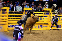 NFR RD ONE (6686) Bull Riding , Sage Kimzey, Grand Slam, Brookman