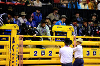 NFR RD ONE (6674) Bull Riding , Sage Kimzey, Grand Slam, Brookman