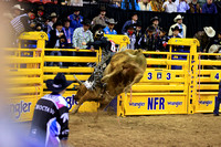 NFR RD ONE (6680) Bull Riding , Sage Kimzey, Grand Slam, Brookman
