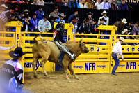 NFR RD ONE (6677) Bull Riding , Sage Kimzey, Grand Slam, Brookman