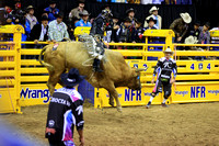 NFR RD ONE (6687) Bull Riding , Sage Kimzey, Grand Slam, Brookman