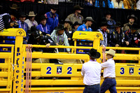NFR RD ONE (6676) Bull Riding , Sage Kimzey, Grand Slam, Brookman