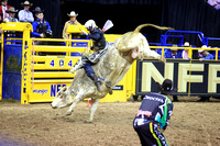 Round 8 Bull Riding (57) Ky Hamilton, Bubba G, Dakota, Winner