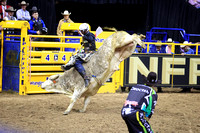 Round 8 Bull Riding (58) Ky Hamilton, Bubba G, Dakota, Winner