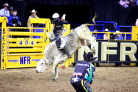 Round 8 Bull Riding (51) Ky Hamilton, Bubba G, Dakota, Winner