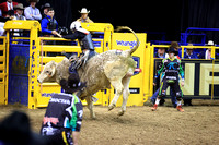 Round 8 Bull Riding (45) Ky Hamilton, Bubba G, Dakota, Winner