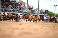 Cheyenne Steer Wrestling Monday Section One