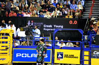 Round 4 Bull Riding (2919)  Creek Young, Wicked Sensation, Rafter H