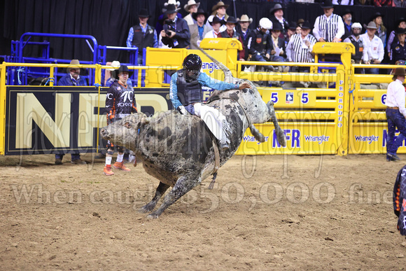 Round 9 Bull Riding (2518) Trey Kimzey, Geronimo, Championship