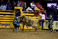 NFR RD Two (4508) Bull Riding , Dustin Boquet, Tucker, Three Hills