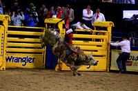 NFR RD Two (4515) Bull Riding , Dustin Boquet, Tucker, Three Hills