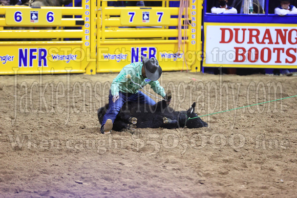 NFR RD Eight (3250) Tie Down Roping, Cory Solomon