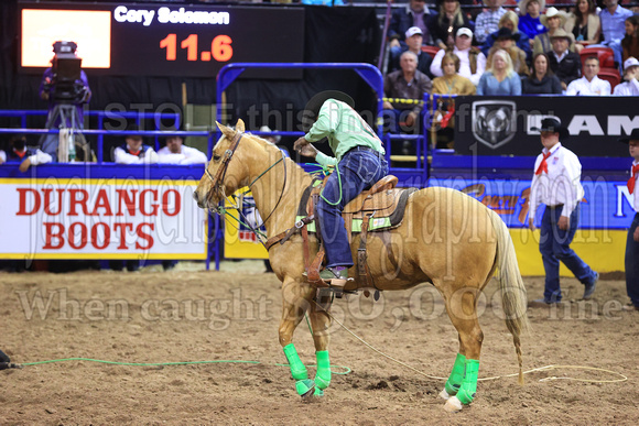 NFR RD Eight (3228) Tie Down Roping, Cory Solomon