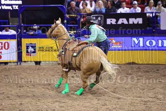NFR RD Eight (3256) Tie Down Roping, Cory Solomon