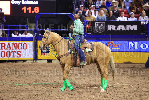 NFR RD Eight (3233) Tie Down Roping, Cory Solomon