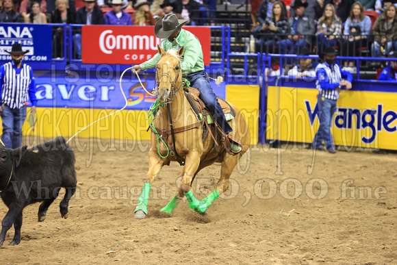 NFR RD Eight (3268) Tie Down Roping, Cory Solomon
