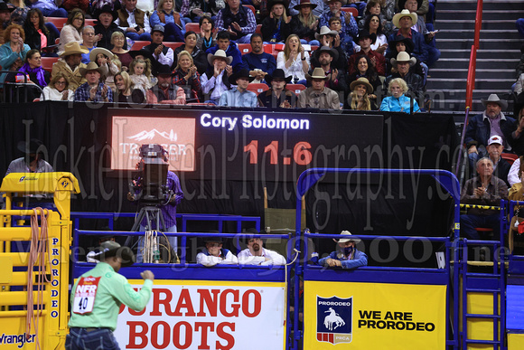 NFR RD Eight (3239) Tie Down Roping, Cory Solomon