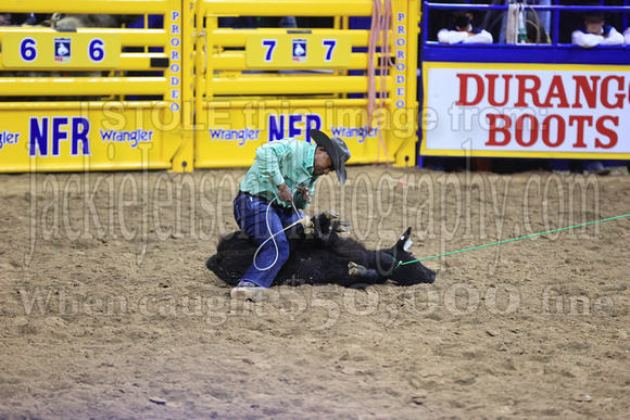 NFR RD Eight (3247) Tie Down Roping, Cory Solomon